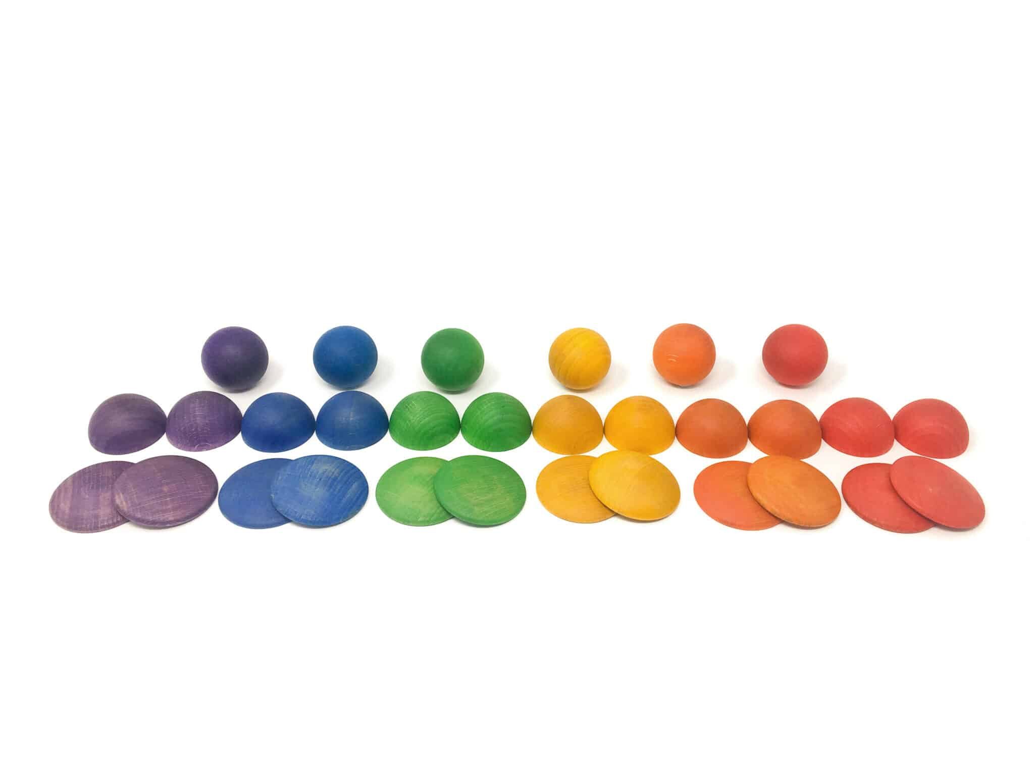 Grapat Rainbow Rounds (30-Piece Set)
