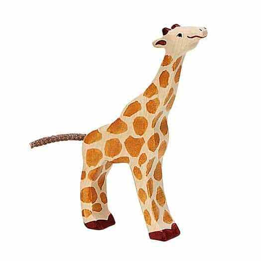 Holztiger Giraffe (Small, Feeding)