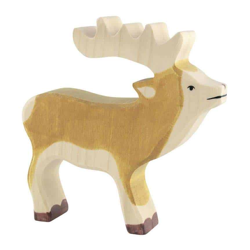 Holztiger Stag