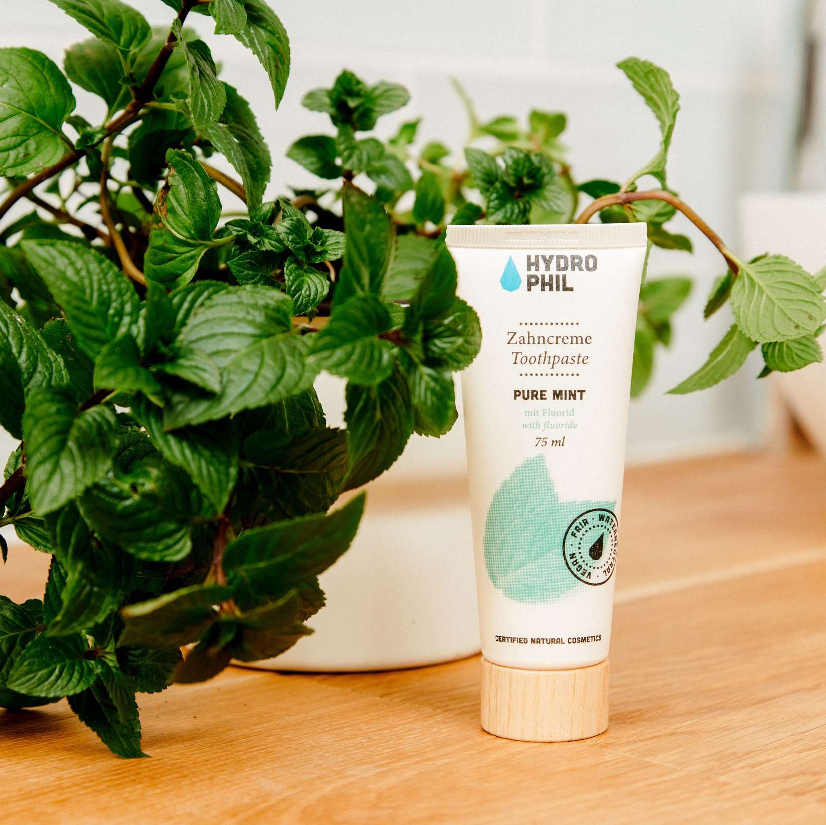 Hydrophil Toothpaste vegan pure mint