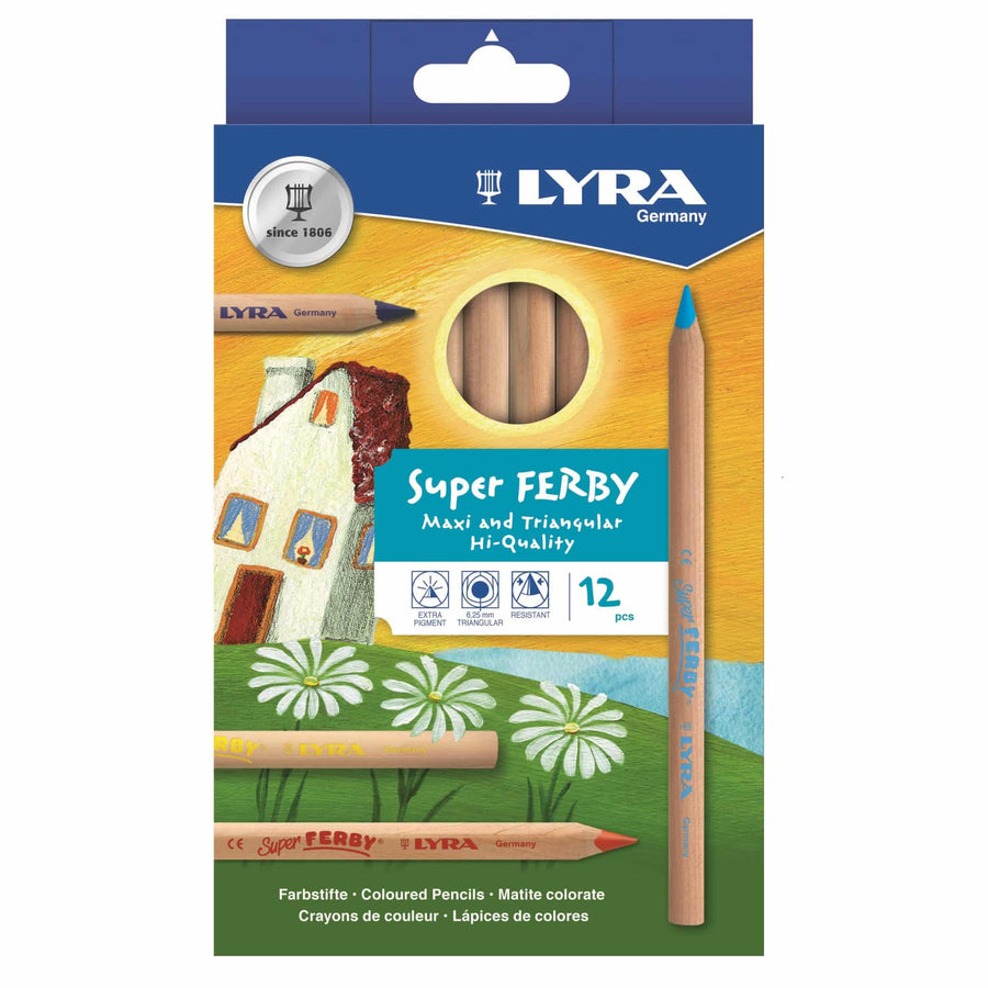 LYRA Super Ferby Natur Buntstifte · KrokoKinder