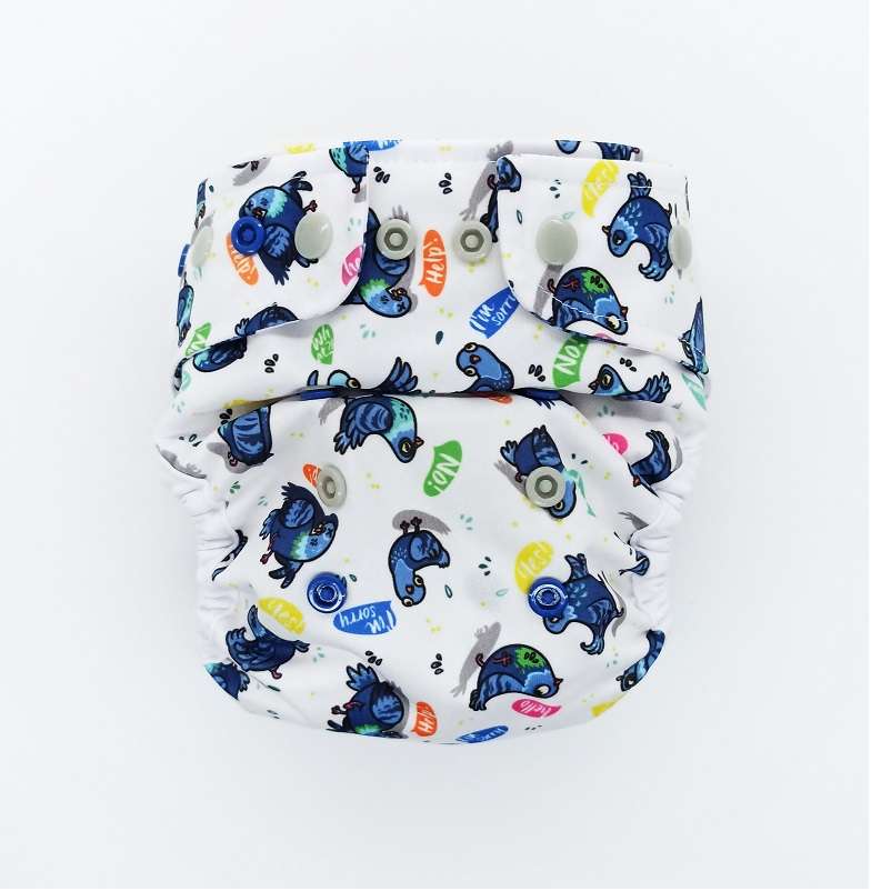 Little Birds Diaper One Size Cover - Yes!WhatNo!