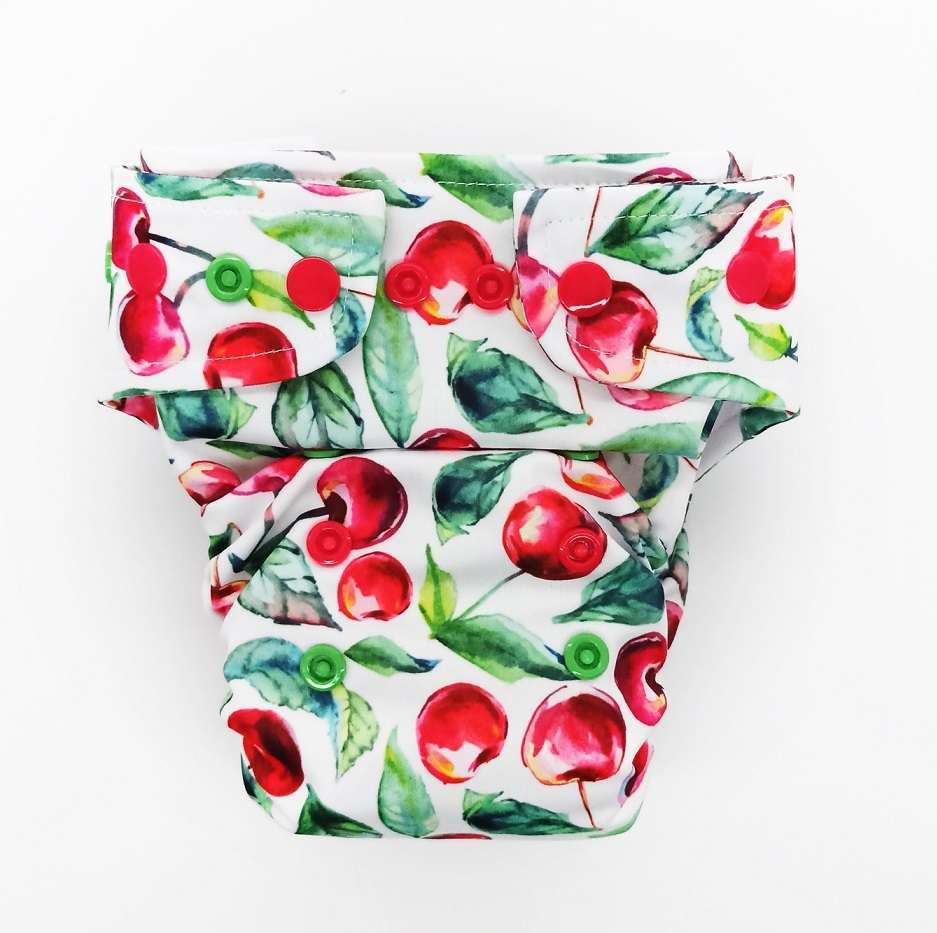 Little Birds One Size AiO cloth nappy - Cherrish