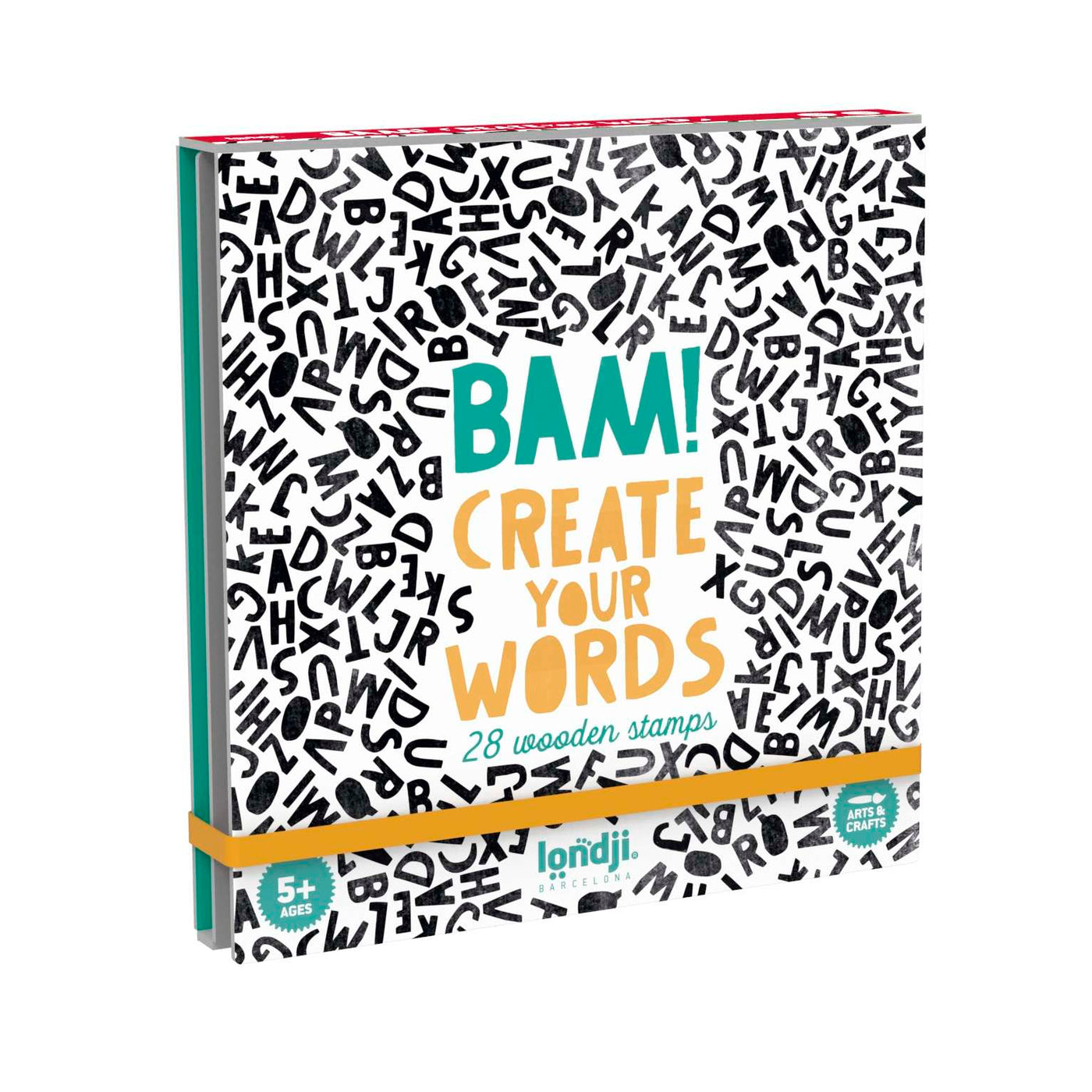 Londji Activity BAM Words - 28 wooden stamps