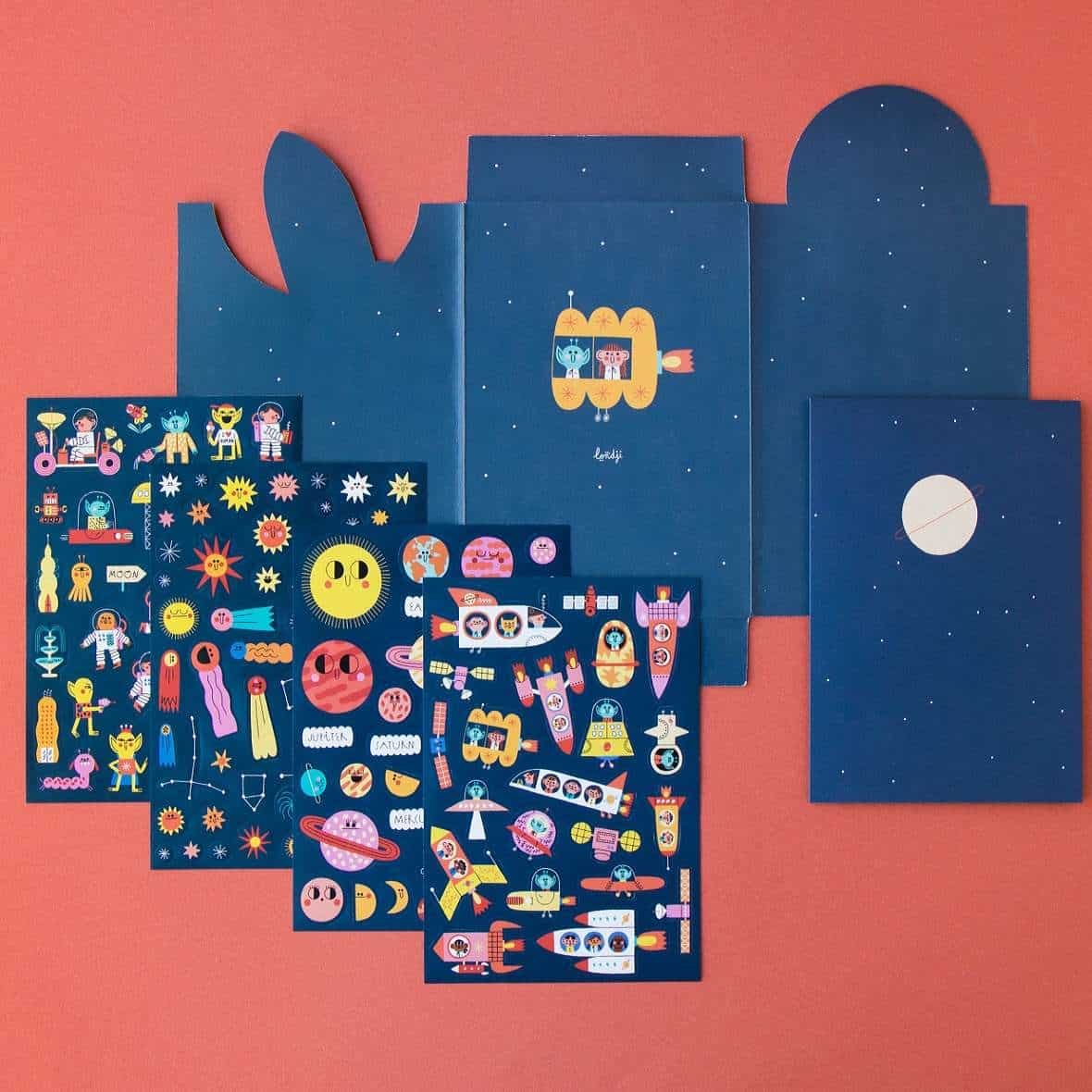 Londji Activity Stickers SPACE - 150 Stickers