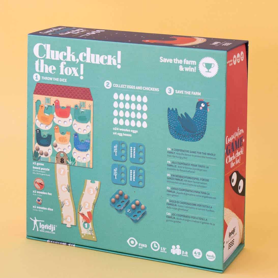 Londji Board Game Cluck, Cluck the fox