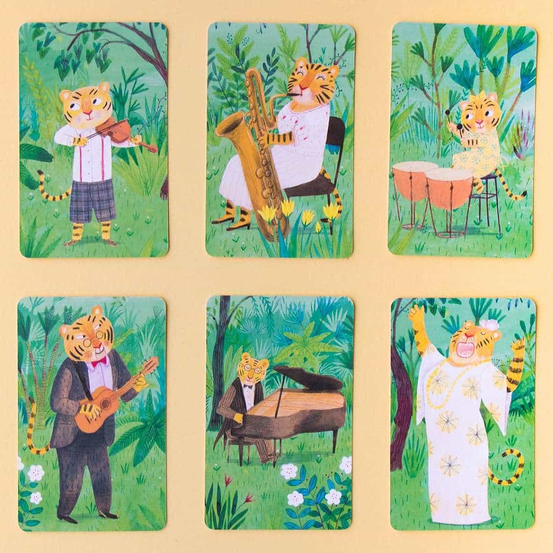 Londji Family Card Game Animal Big Band