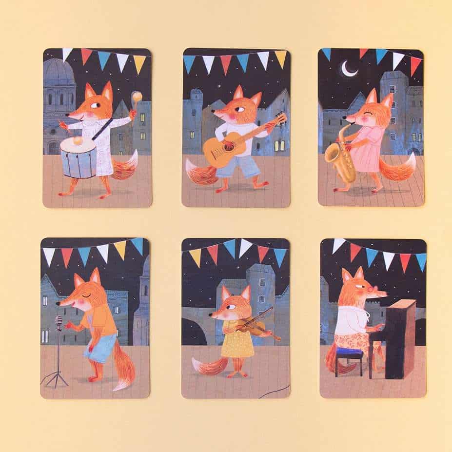 Londji Family Card Game Animal Big Band