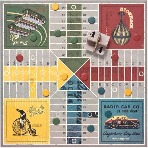 Londji Game Ludo and Game of Goose