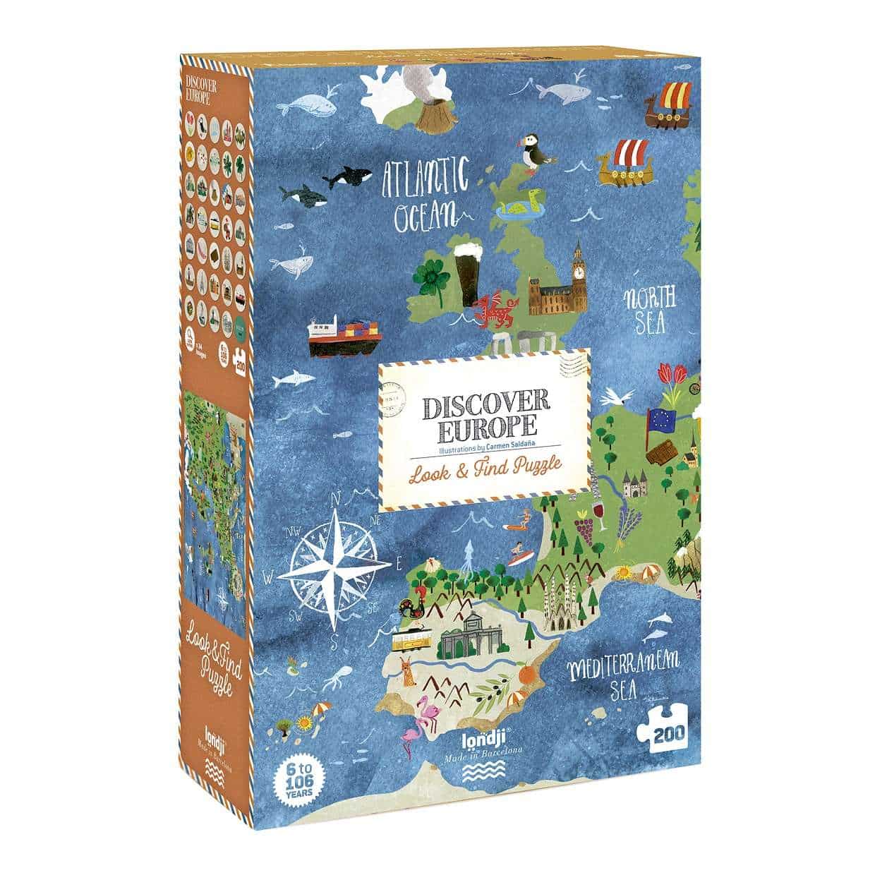 Londji Puzzle Discover Europe 200 pieces