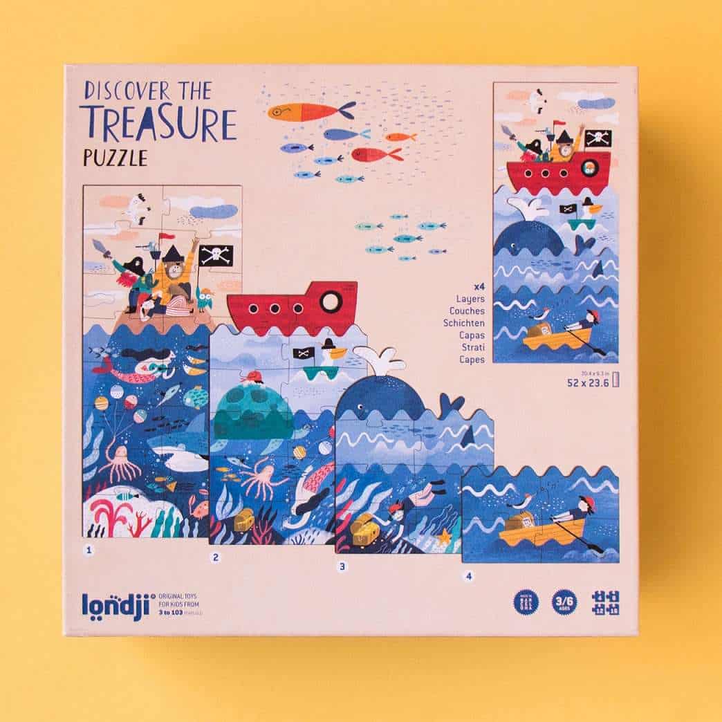 Londji Puzzle Discover the treasure 40 pieces