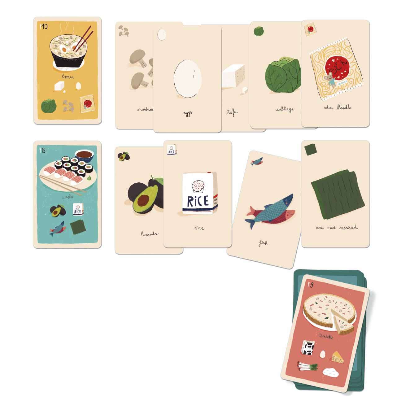 Londji Strategy Card Game A La Cuisine