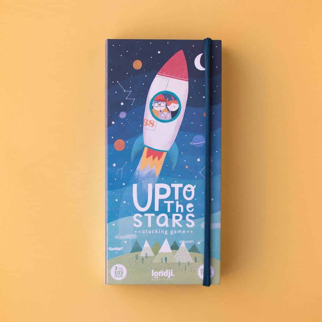 Londji wooden toy - up to the stars stacking game