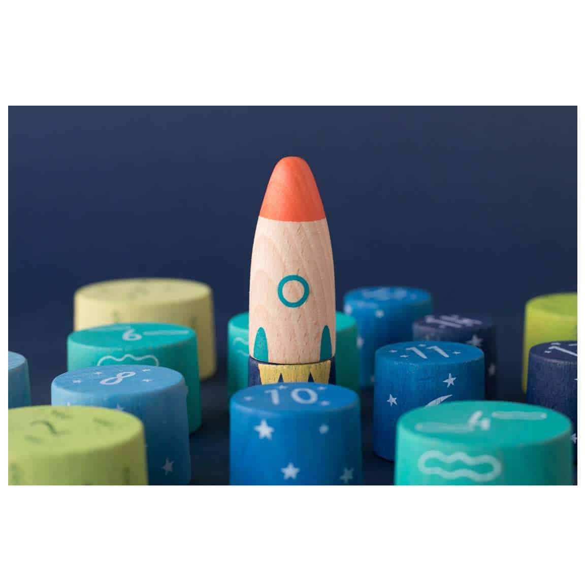 Londji wooden toy - up to the stars stacking game