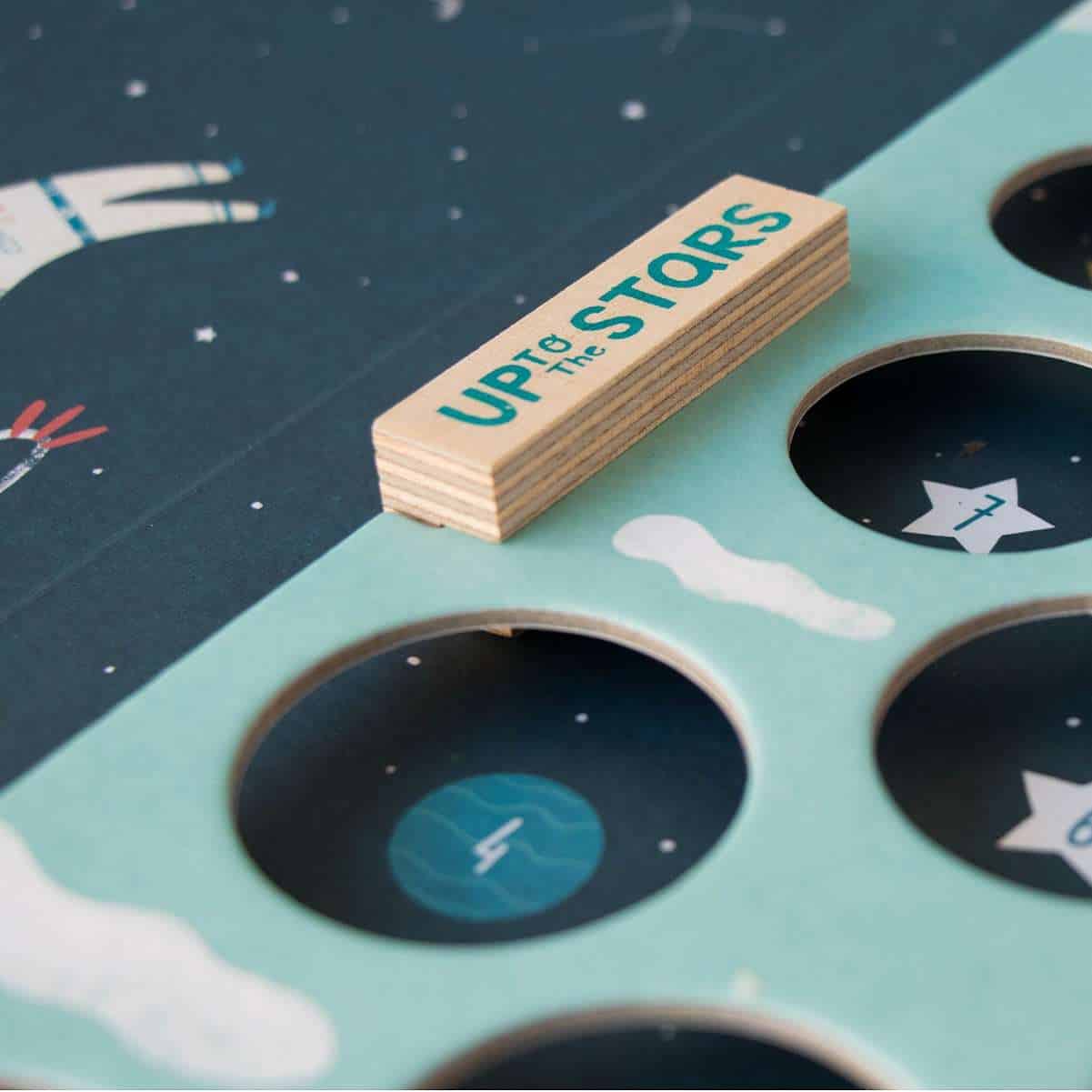 Londji wooden toy - up to the stars stacking game