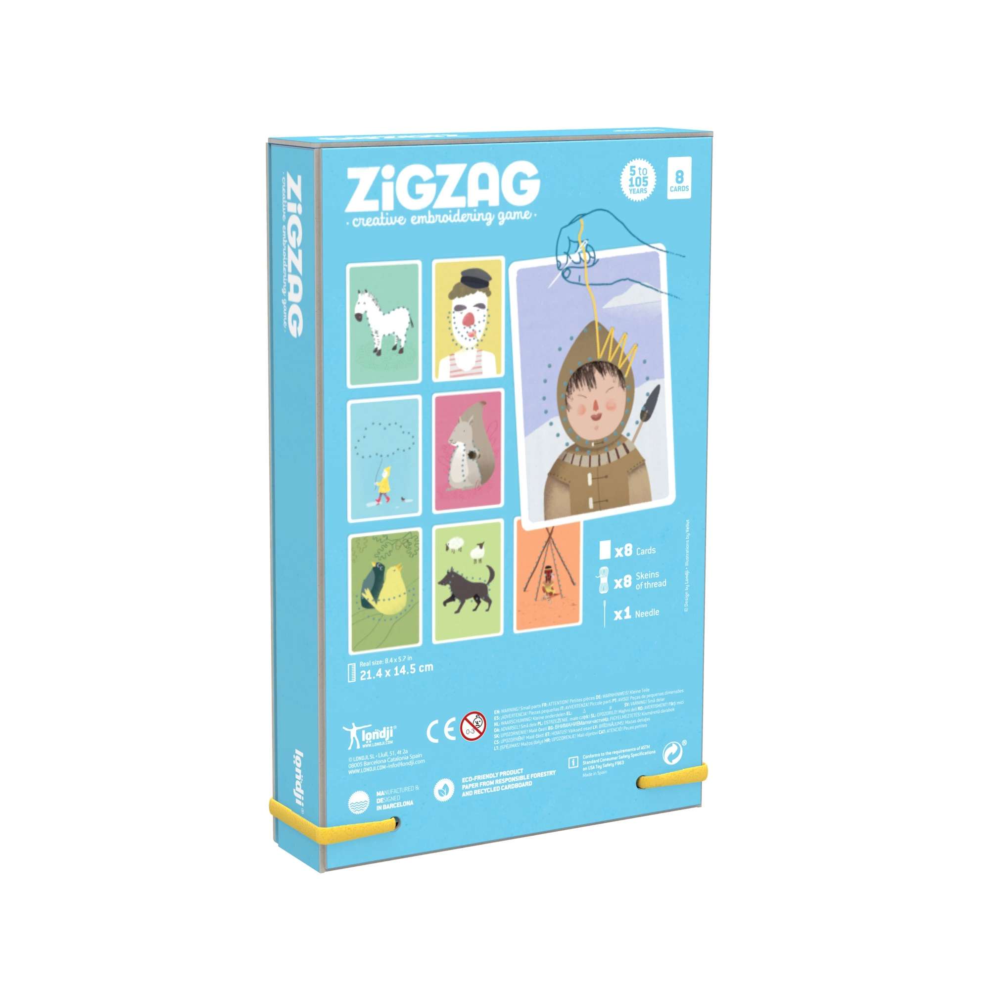 Londji zig zag embroidering game