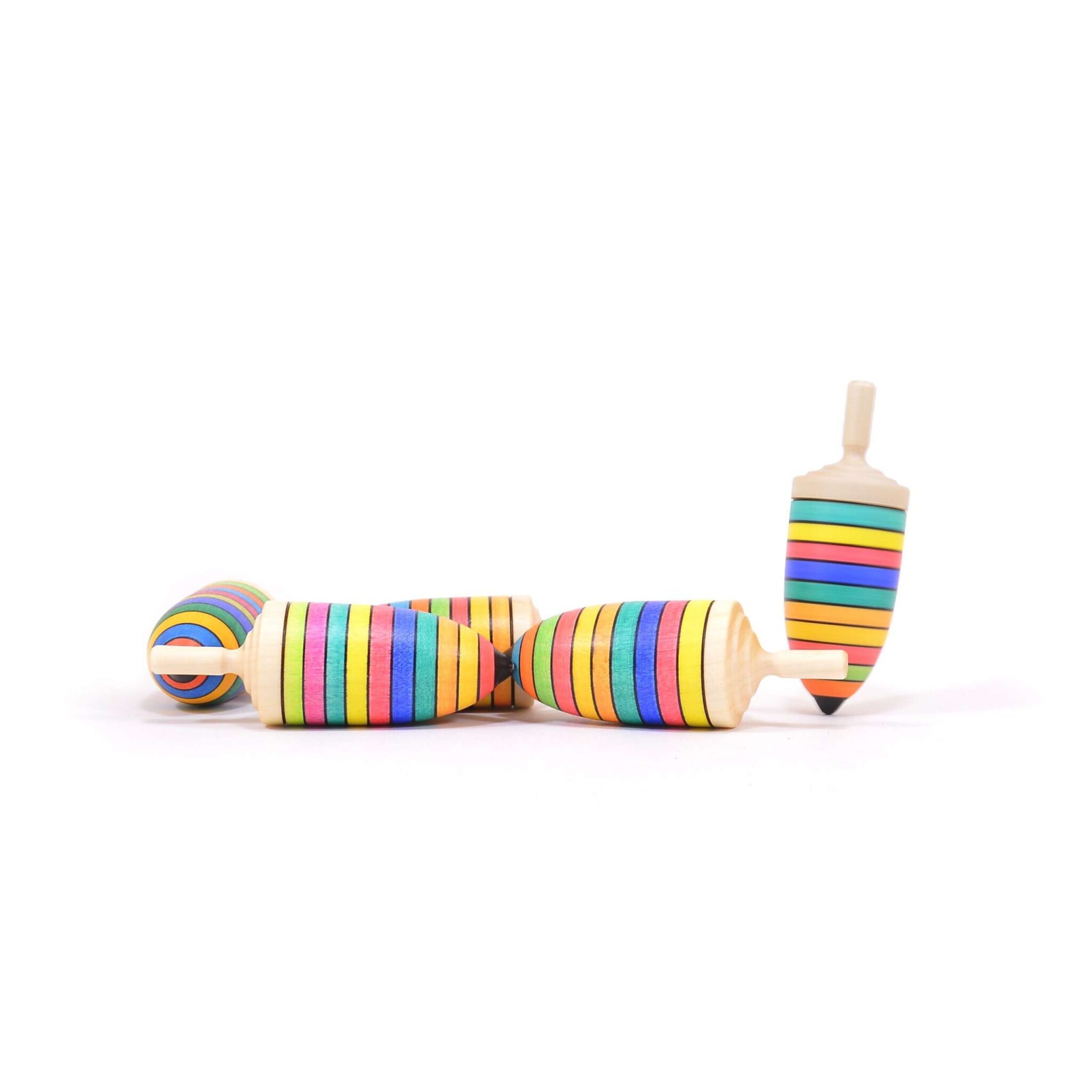 Mader Kreiselmanufaktur Thunderbolt Striped Spinning Top