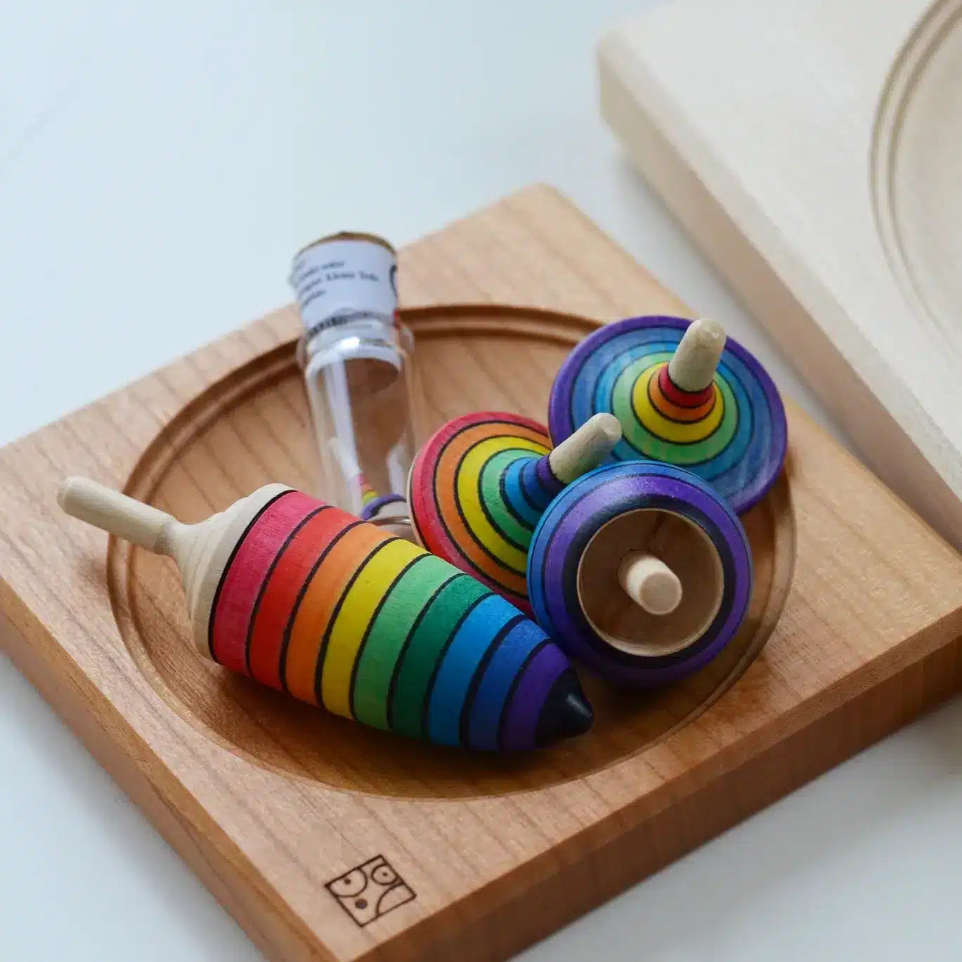 Mader Spinning Top Learning Set - Rainbow