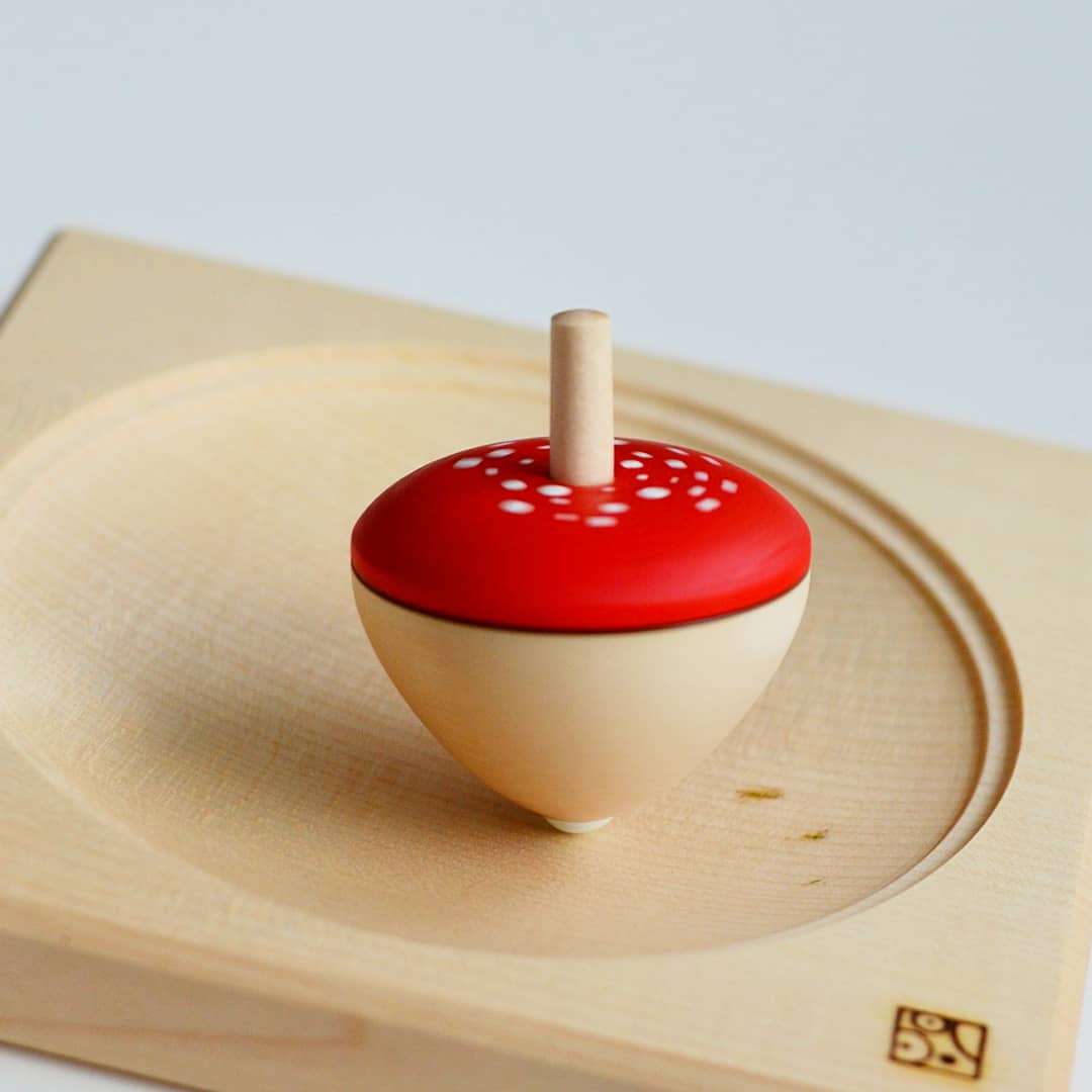 Mader Toadstool Egg Spinning Top