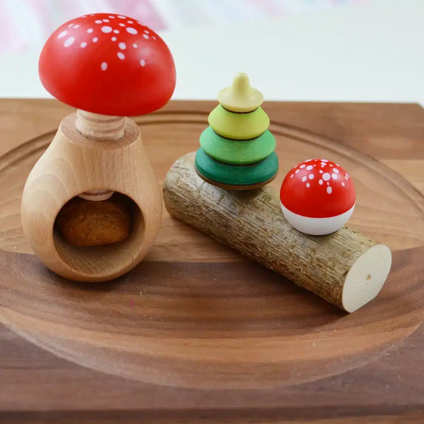 Mader Tree Top and Fly Agaric Spinning Top (1)