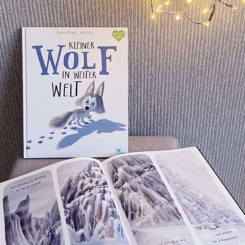 Magellan Pappbilderbuch Rachel Bright, Jim Field - Kleiner Wolf in weiter Welt (1)