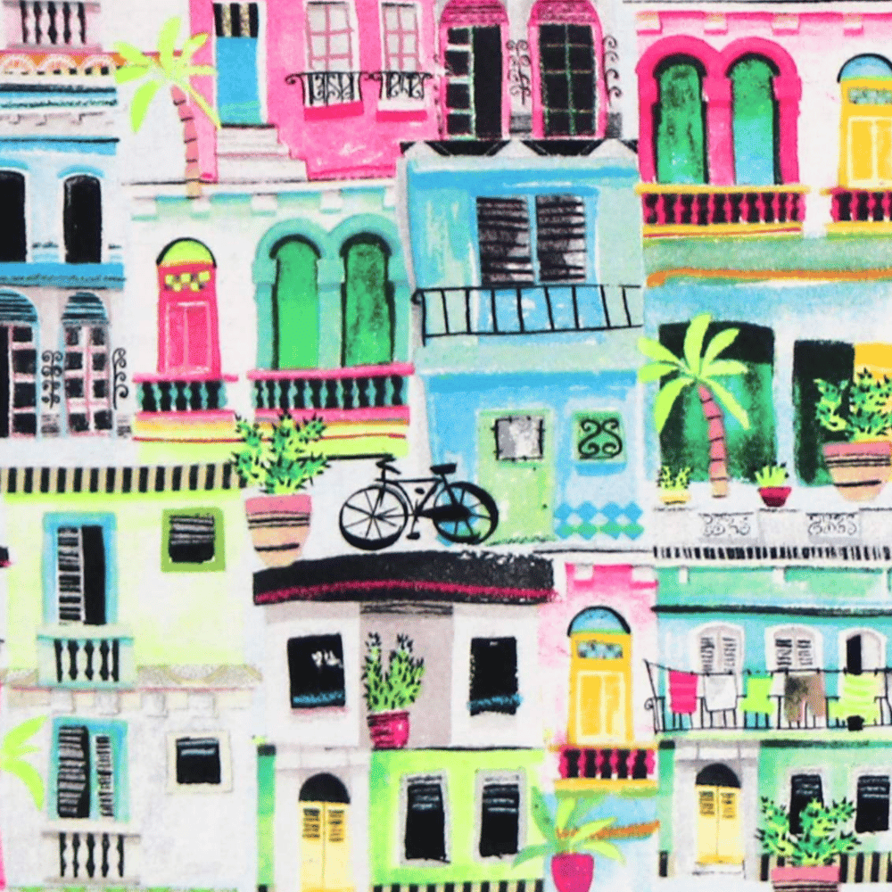 Marleys Monster Design - Watercolor Balconies