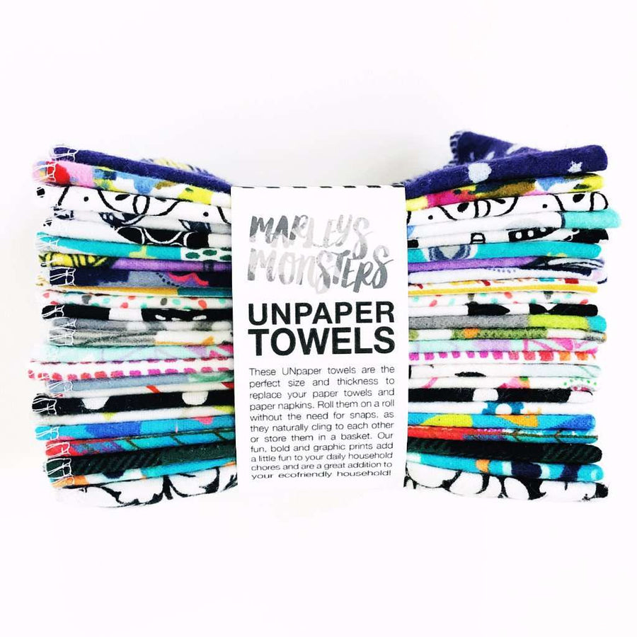 Marleys Monster Unpaper® Towels Set of 12