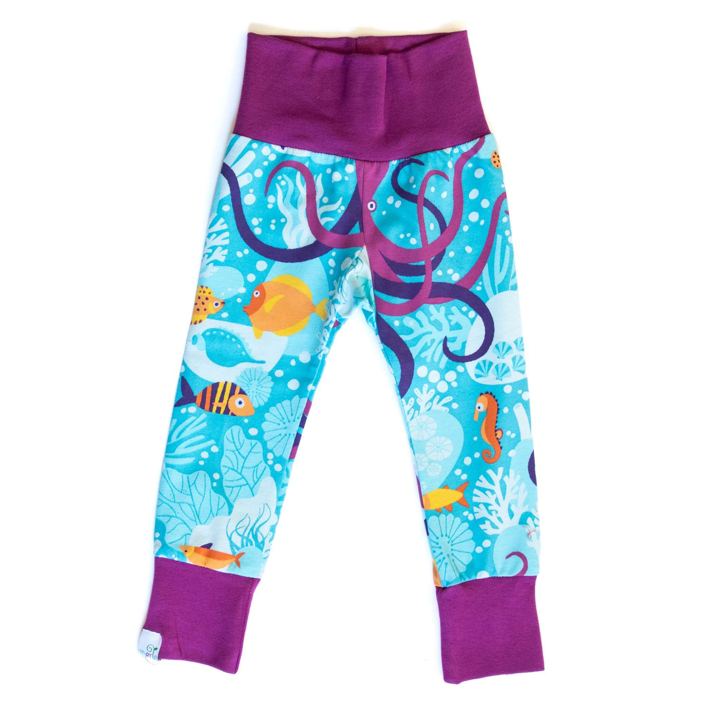 Merle.Kids Grow-With-Me Leggings 'Under the Sea'