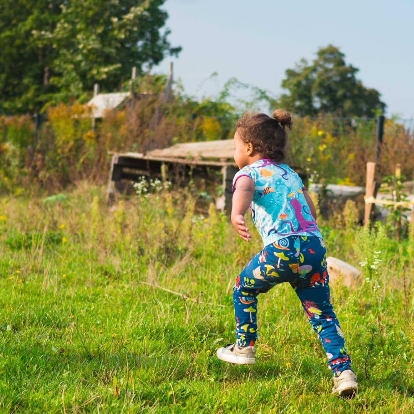 Merle.Kids Leggings Forest at Night