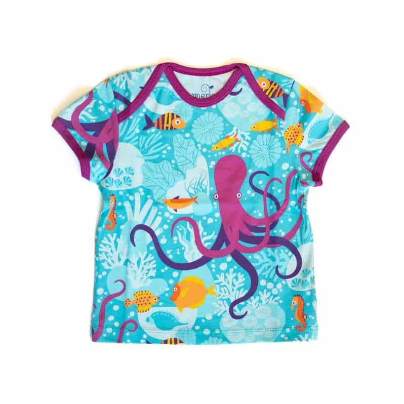 Merle.Kids Short Sleeve T-Shirt - Under the Sea 92/98