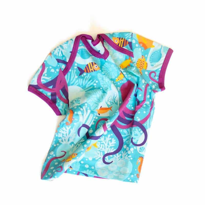 Merle.Kids Short Sleeve T-Shirt - Under the Sea