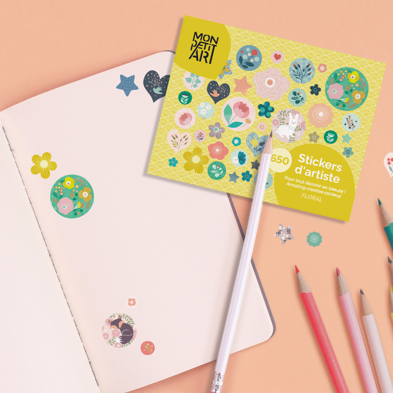 Mon Petit Art Stickers Floral