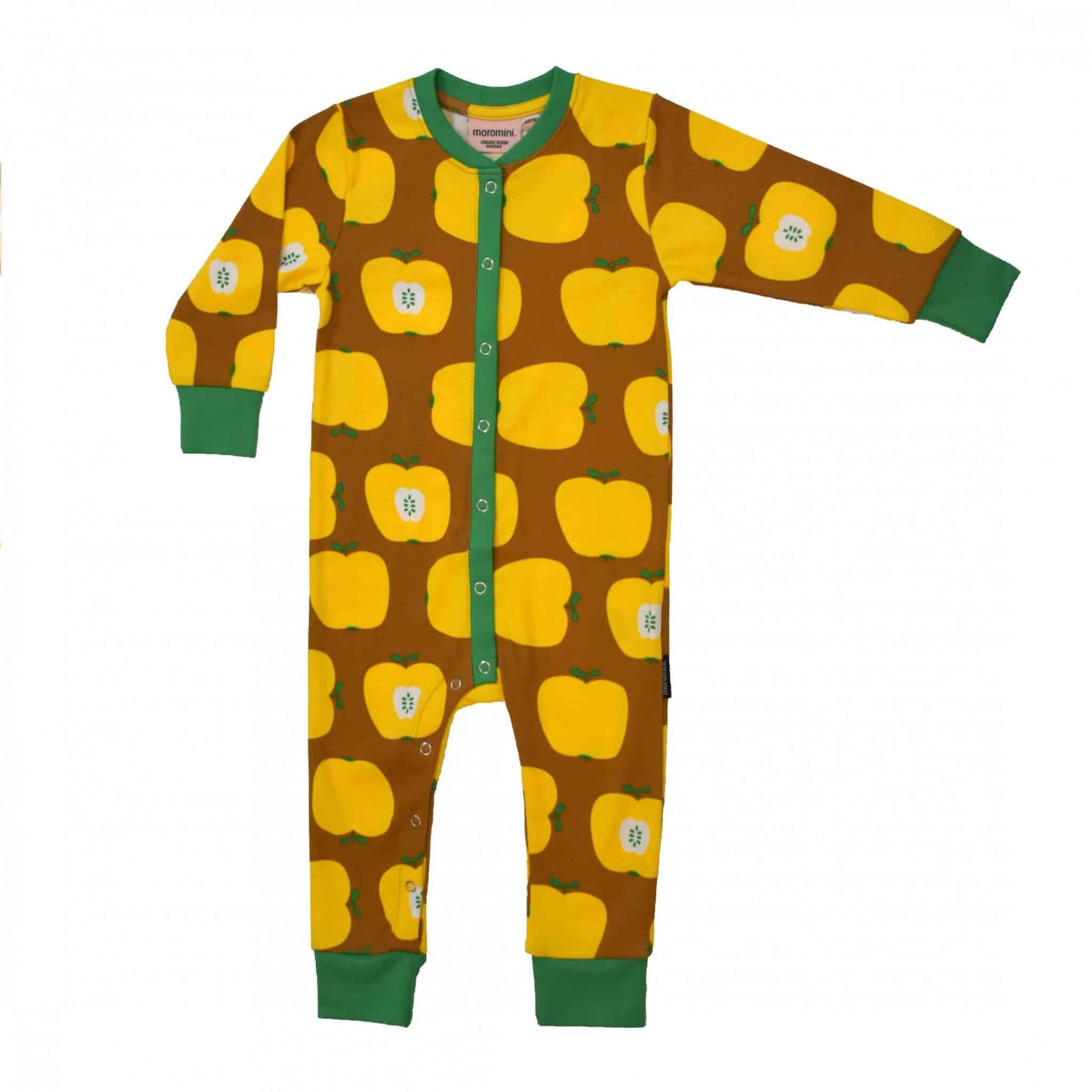 Moromini Baby Pyjamas Yellow Apples