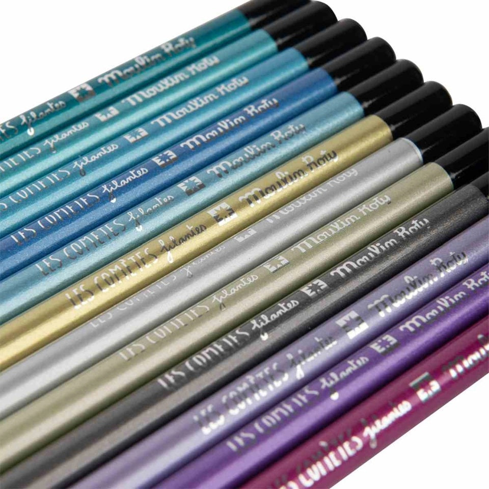 Moulin Roty Metallic Colouring Pencils