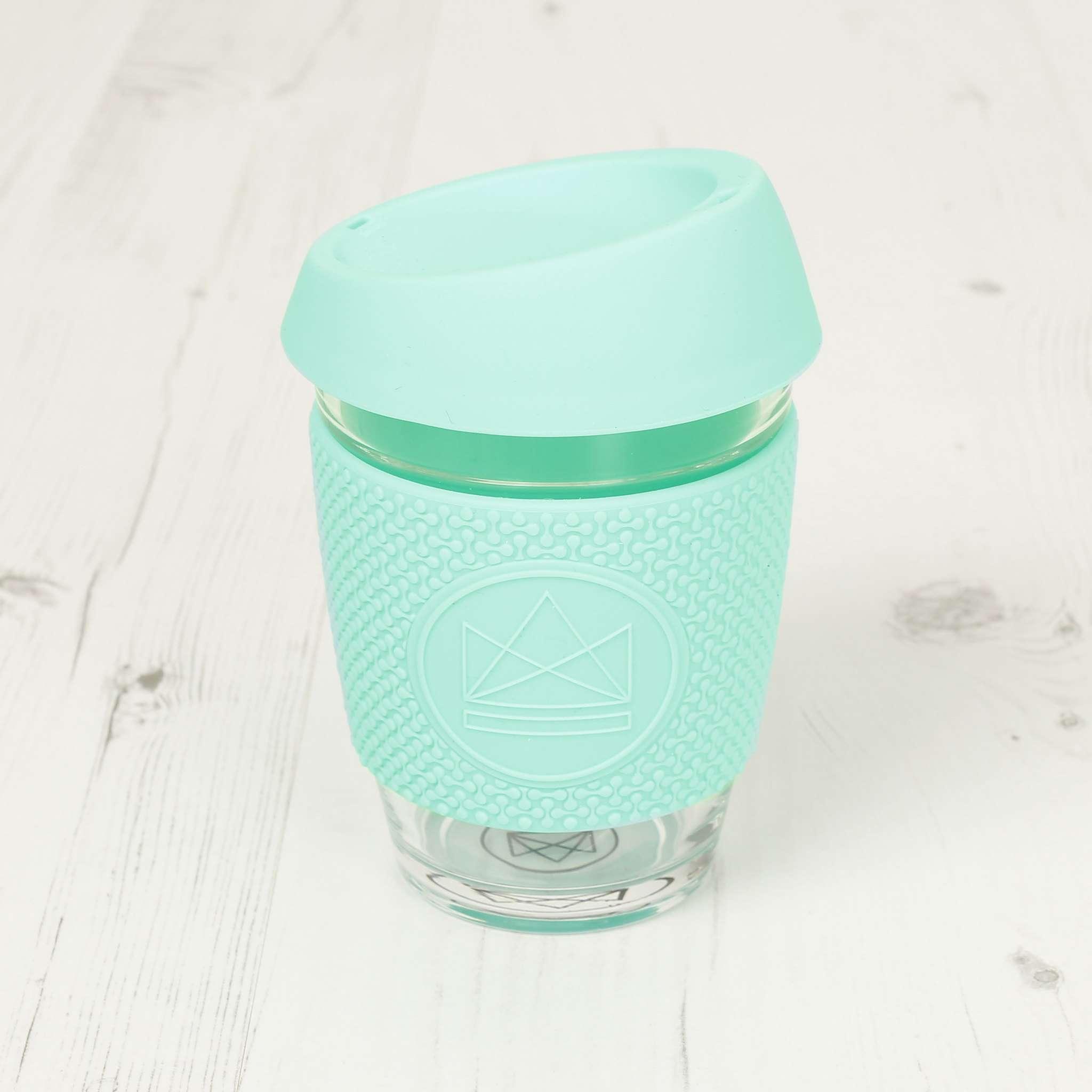 Neon Kactus Glass Cup - Free Spirit - Mint