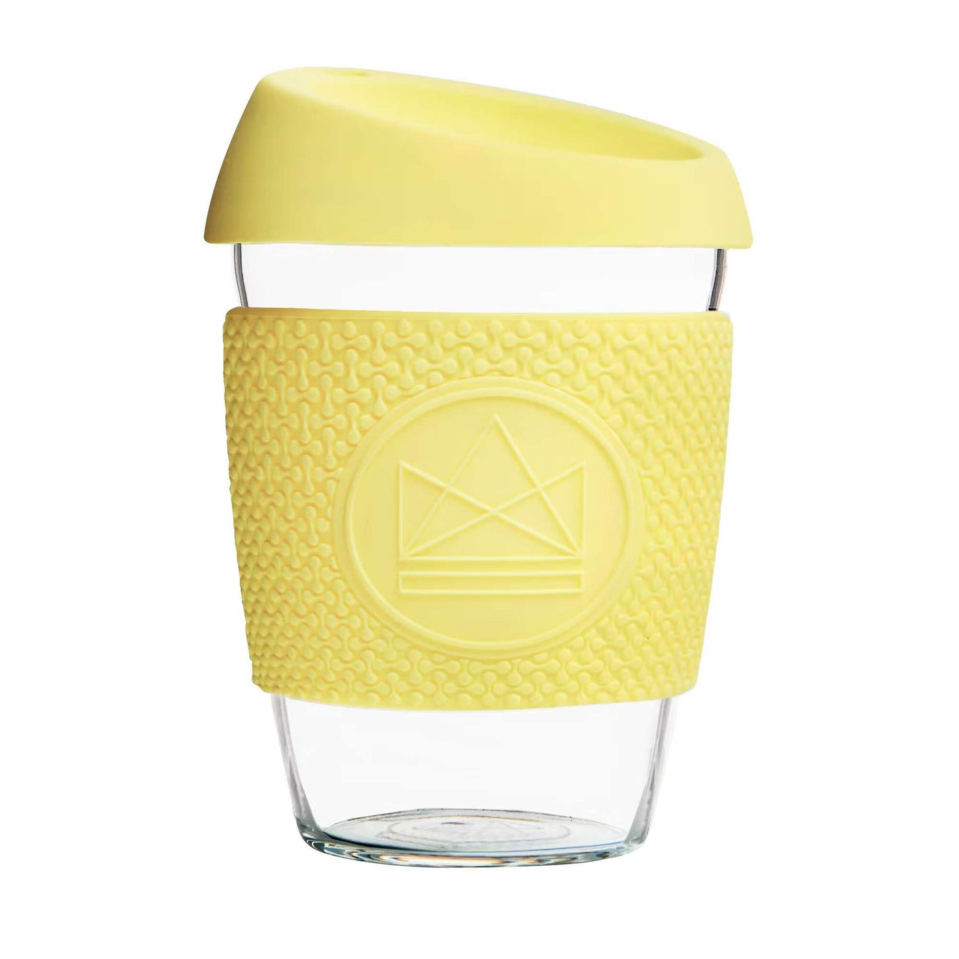 Neon Kactus Glass Cup - Sun Is Shining Yellow