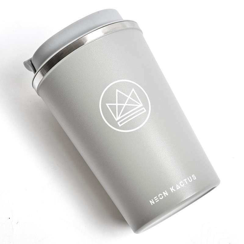 Neon Kactus Travel Mug (Forever Young - Grey) (1)