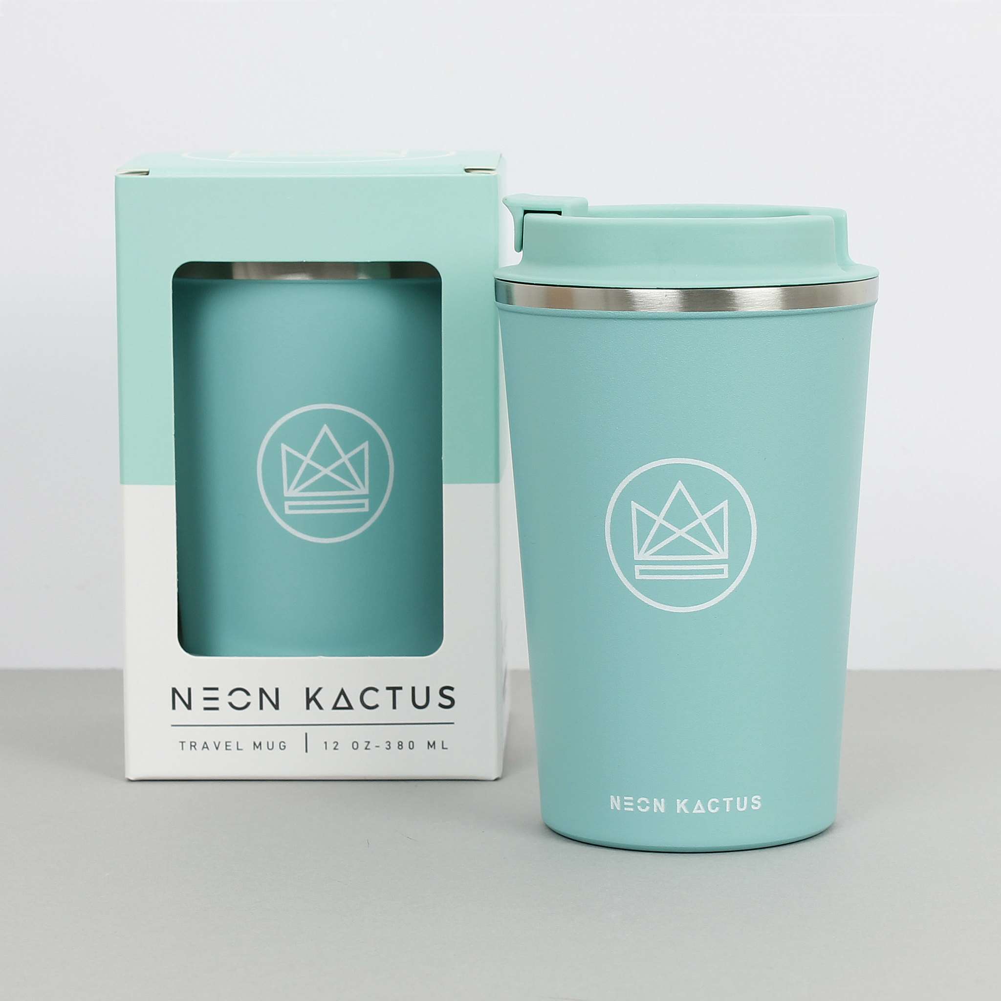 Neon Kactus Travel Mug (Free Spirit Mint)