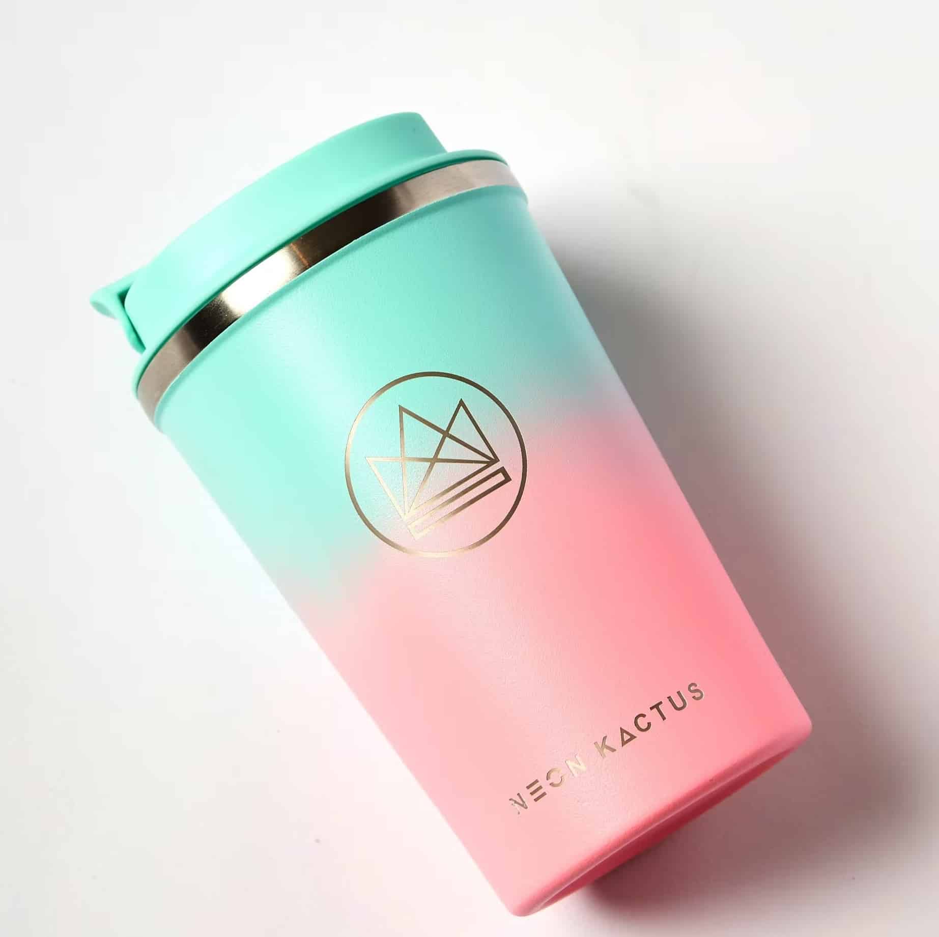 Neon Kactus Travel Mug Twist & Shout