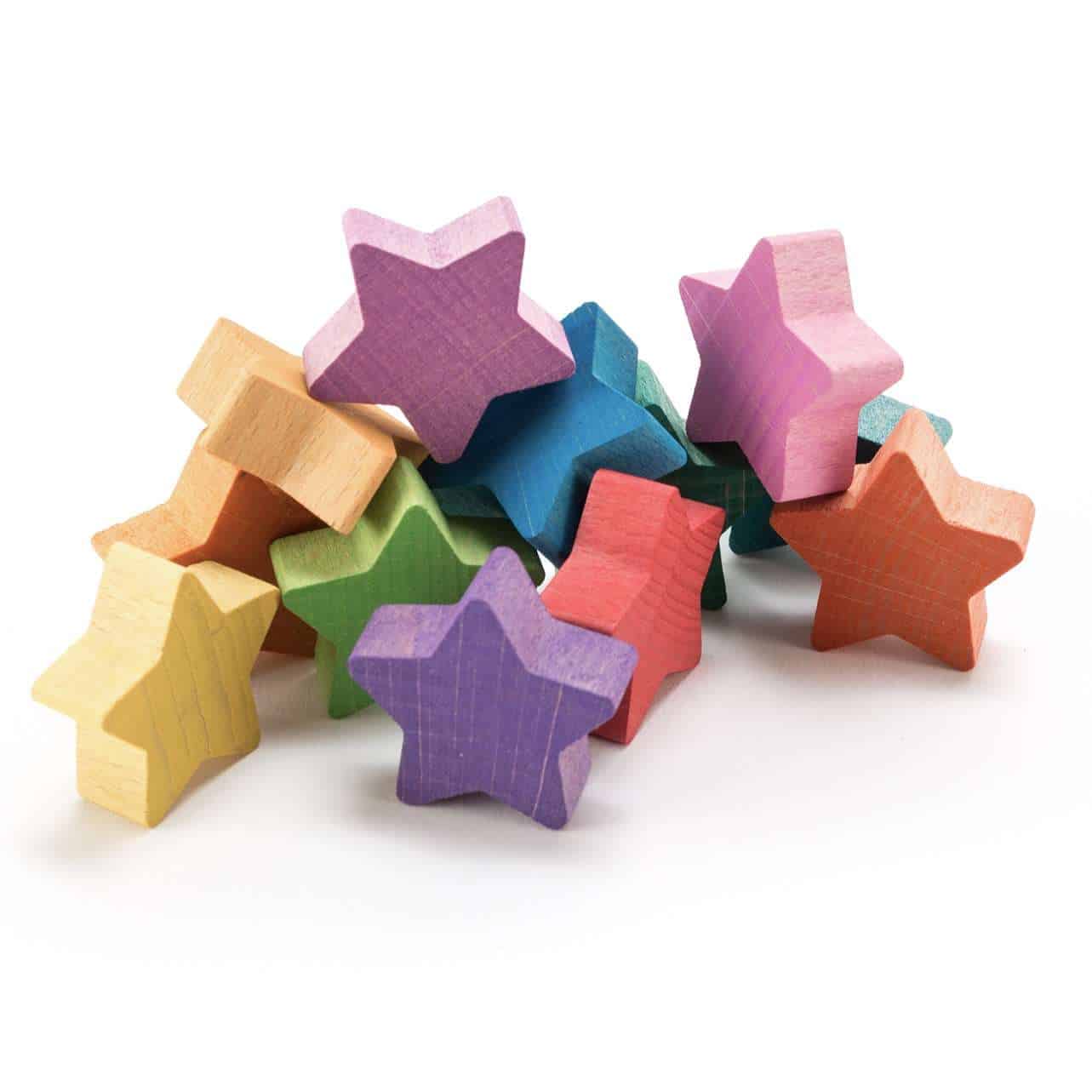 Ocamora Estrellas colourful wooden Stars