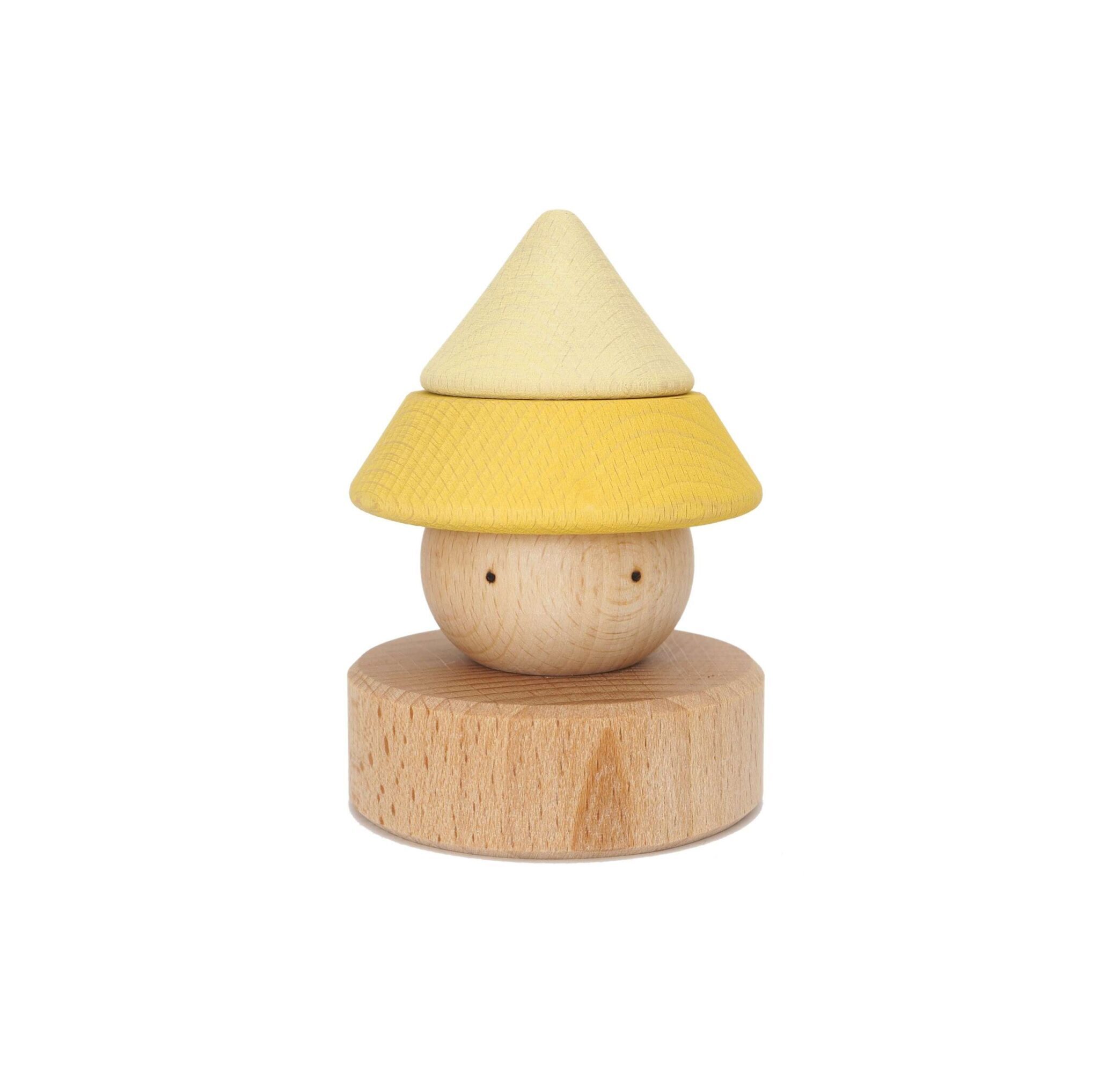 Ocamora Hat Conical natural yellow