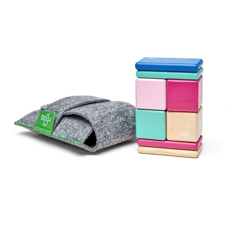 TEGU Original Pocket Pouch 8 pieces - Blossom Pink