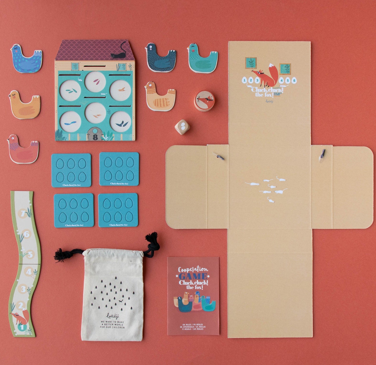 Londji Pocket Game Cluck, Cluck! The Fox!