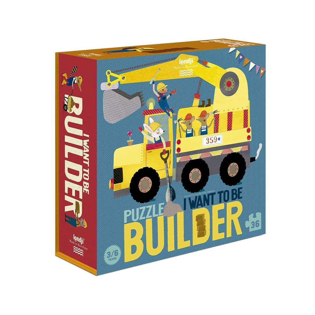 Londji Puzzle I want to be ... Builder 36 pieces