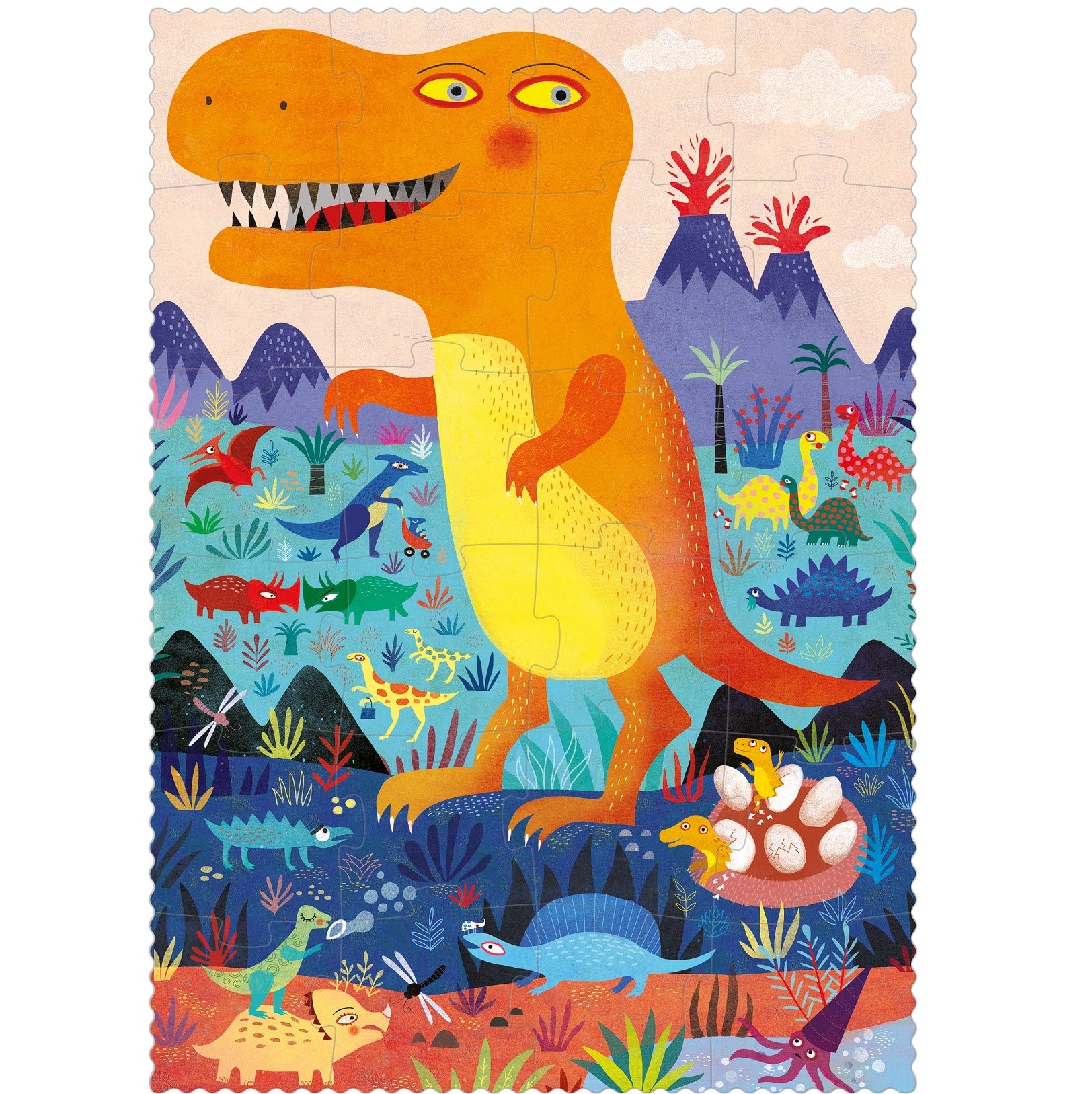 PZ573U Londji Pocket Puzzle My Little Dino