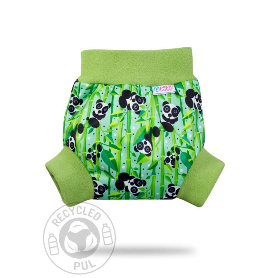 Petit Lulu Pull-Up Nappy Cover - Panda Bears