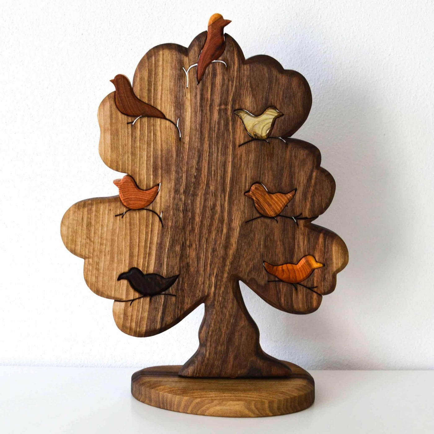 Predan Wooden Tree with Birds