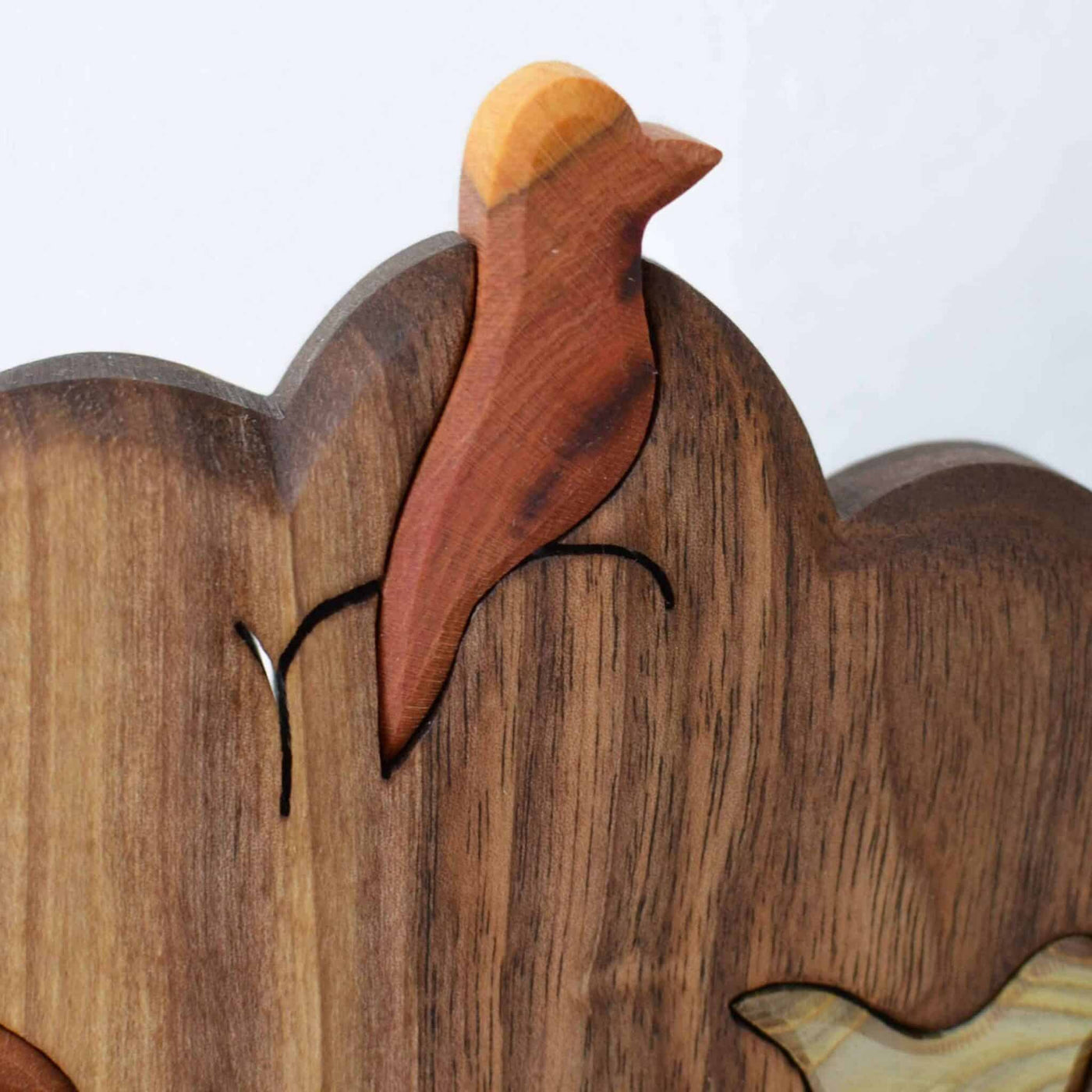 Predan Wooden Tree with Birds