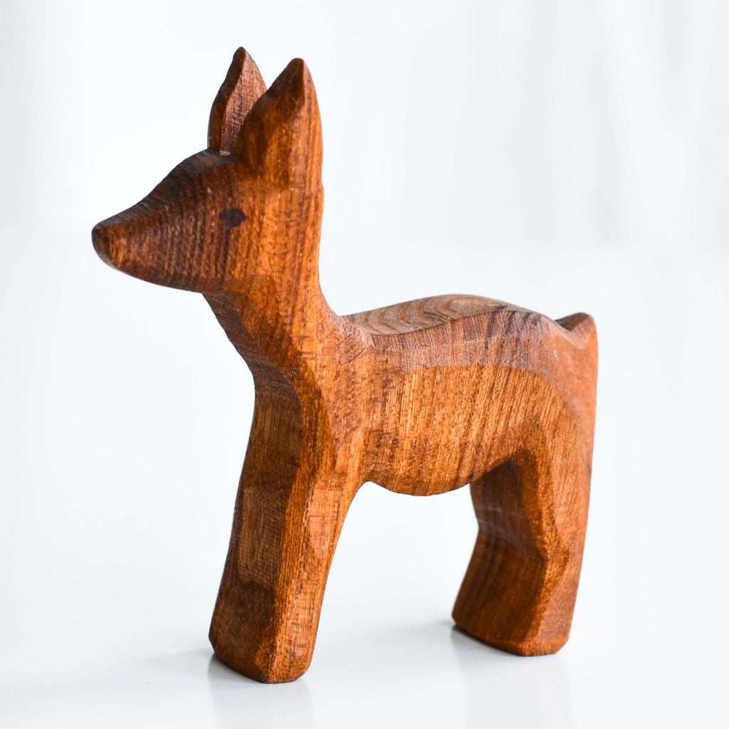 Predan wooden deer (doe)