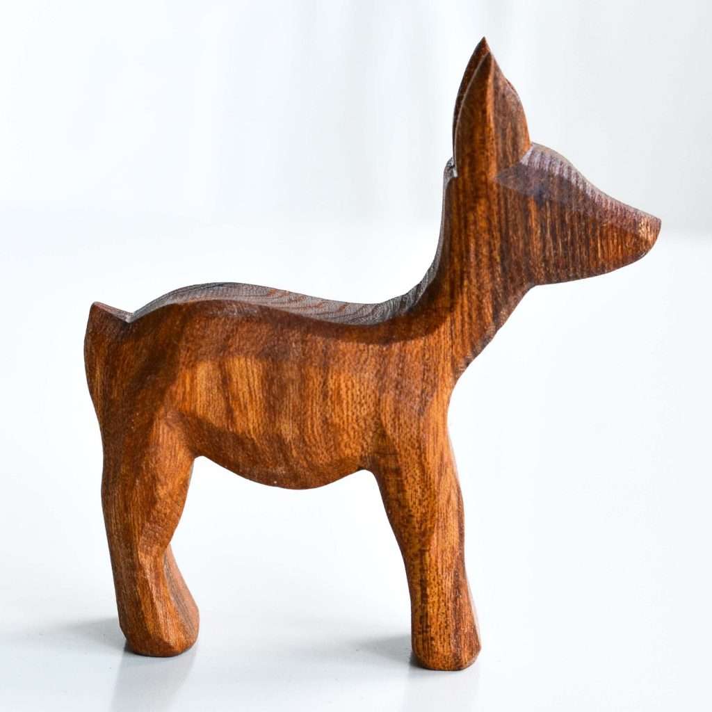 Predan wooden deer (doe)